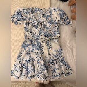 Yumi Kim Blue and White Floral skirt